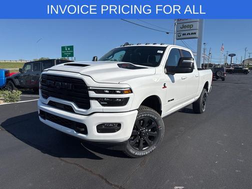 Bright White Clearcoat 2026 RAM 2500 Laramie Crew Cab 4x4 6'4' Box