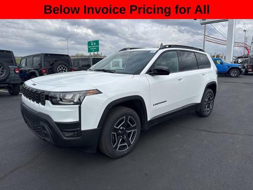 Bright White Clearcoat 2026 Jeep Cherokee Laredo 4x4