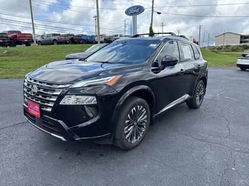 Super Black 2025 Nissan Rogue Platinum