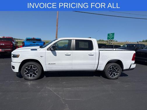 Bright White Clearcoat 2026 RAM 1500 Laramie