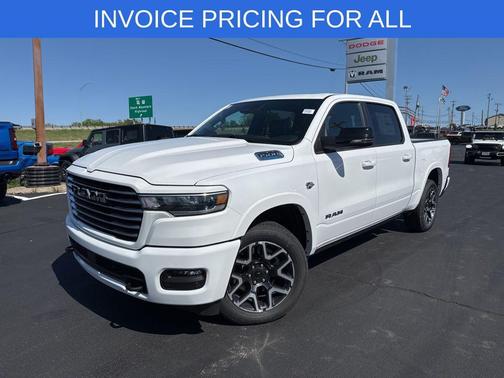Bright White Clearcoat 2026 RAM 1500 Laramie