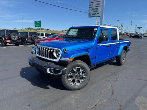 Hydro Blue Pearlcoat 2026 Jeep Gladiator Sahara 4x4