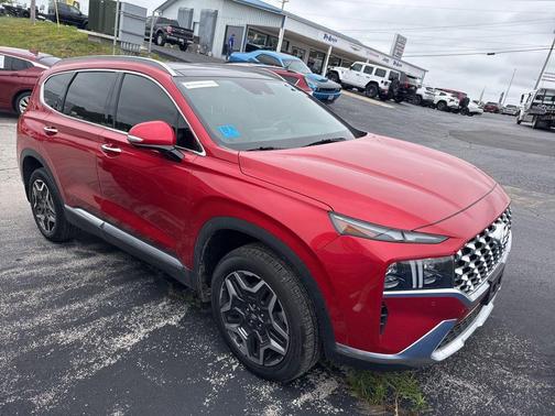 Calypso Red 2023 Hyundai SANTA FE Limited
