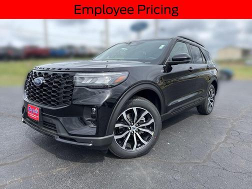 Agate Black Metallic 2026 Ford Explorer ST-Line