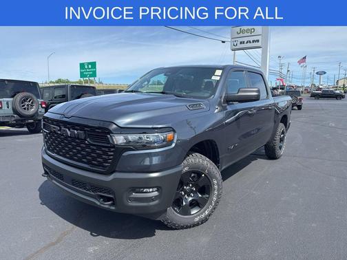 Forged Blue Metallic 2026 RAM 1500 Warlock Crew Cab 4x4 5'7' Box