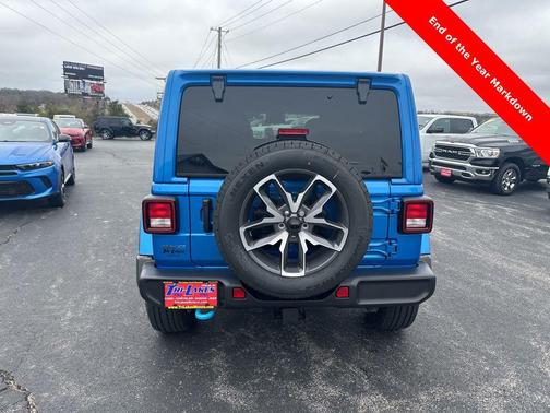 Hydro Blue Pearlcoat 2024 Jeep Wrangler 4xe Sport S