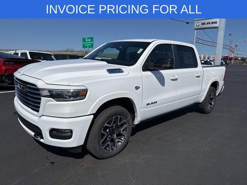 Bright White Clearcoat 2026 RAM 1500 Laramie