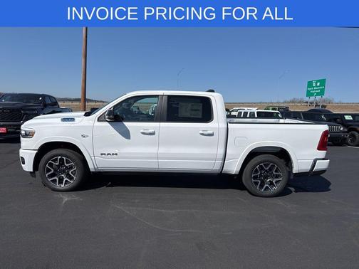 Bright White Clearcoat 2026 RAM 1500 Laramie