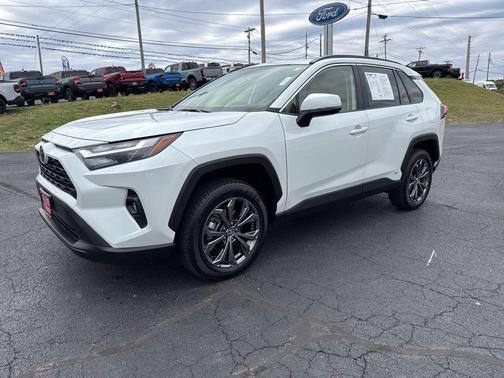 Wind Chill Pearl 2025 Toyota RAV4 Hybrid XLE Premium