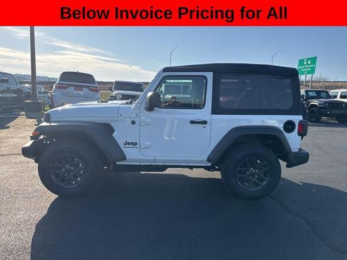 Bright White Clearcoat 2026 Jeep Wrangler Sport