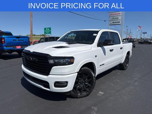 Bright White Clearcoat 2026 RAM 1500 Laramie