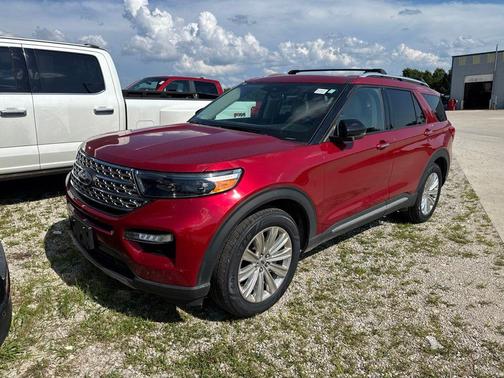 Rapid Red Metallic Tinted Clearcoat 2022 Ford Explorer Limited