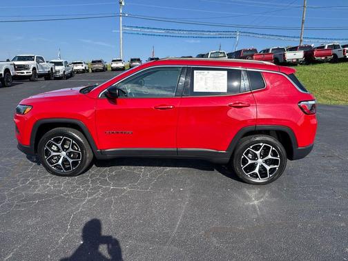 Red 2024 Jeep Compass Latitude