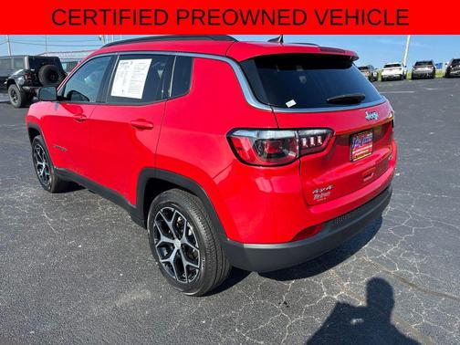 Red 2024 Jeep Compass Latitude