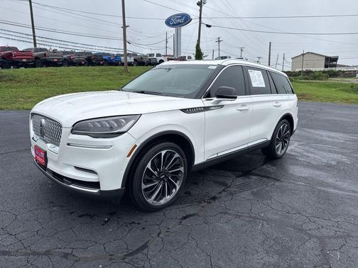 PRISTINE WHITE MET 3C 2022 Lincoln Aviator Reserve AWD