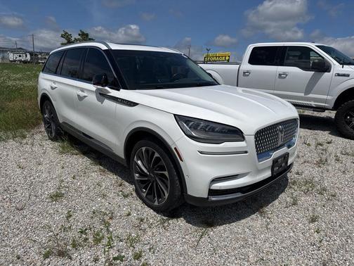 PRISTINE WHITE MET 3C 2022 Lincoln Aviator Reserve AWD