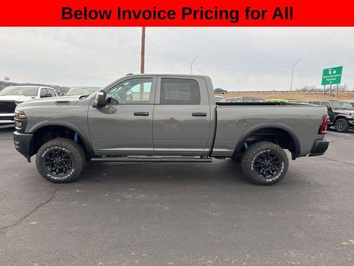 Ceramic Gray Clearcoat 2026 RAM 2500 Tradesman Crew Cab 4x4 6'4' Box