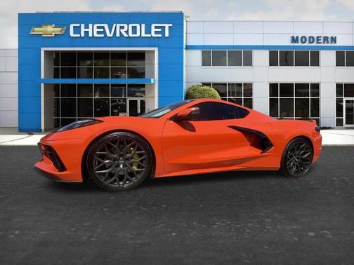Orange 2020 Chevrolet Corvette Stingray w/3LT