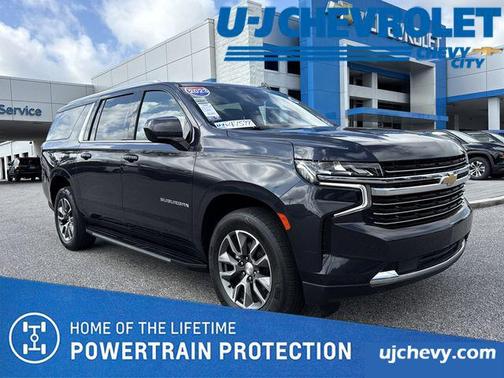 Dark Ash Metallic 2023 Chevrolet Suburban LT