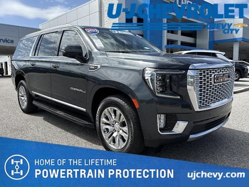 Hunter Metallic 2022 GMC Yukon XL Denali
