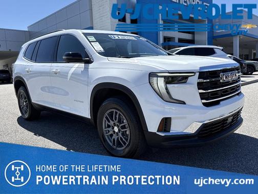 Summit White 2025 GMC Acadia FWD Elevation