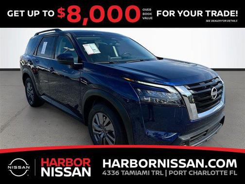 Deep Ocean Blue Pearl 2025 Nissan Pathfinder SV 4WD