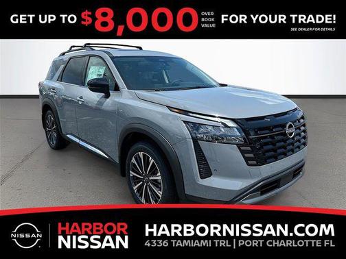 Boulder Gray Pearl 2026 Nissan Pathfinder Platinum