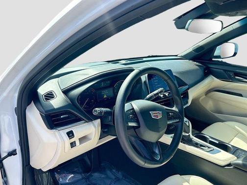 Summit White 2026 Cadillac CT4 Luxury RWD