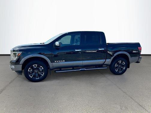 Super Black 2024 Nissan Titan Platinum Reserve