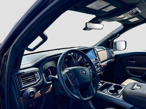 Super Black 2024 Nissan Titan Platinum Reserve