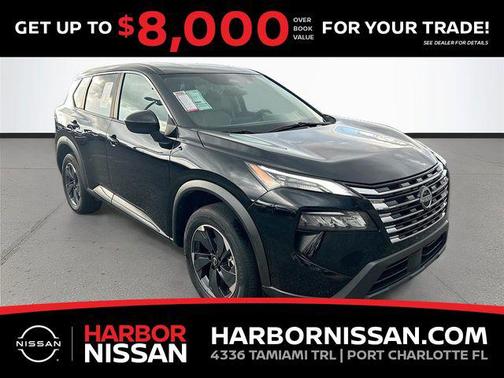 Super Black 2025 Nissan Rogue SV
