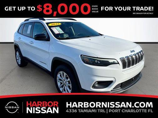 Bright White Clearcoat 2022 Jeep Cherokee Latitude Lux
