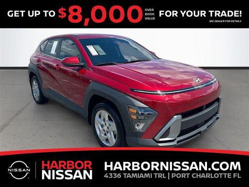 Ultimate Red Metallic 2025 Hyundai KONA SE
