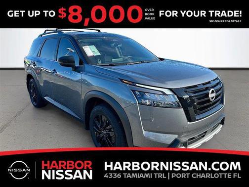 Gun Metallic/Super Black 2025 Nissan Pathfinder SL 4WD