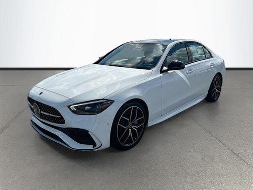 White 2022 Mercedes-Benz C-Class Sedan