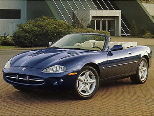 Blue 1998 Jaguar XK8