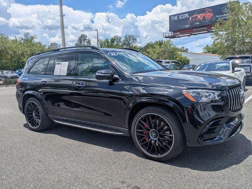 Obsidian Black Metallic 2023 Mercedes-Benz AMG GLS 63 Base