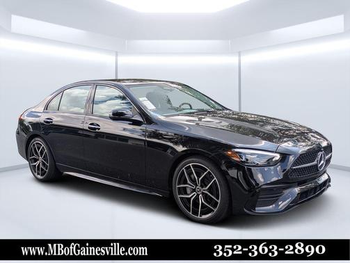 Black 2026 Mercedes-Benz C-Class C 300 4MATIC