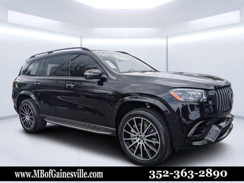 Obsidian Black Metallic 2024 Mercedes-Benz AMG GLS 63 Base