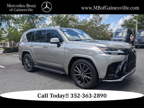 Atomic Silver 2024 Lexus LX 600 F SPORT
