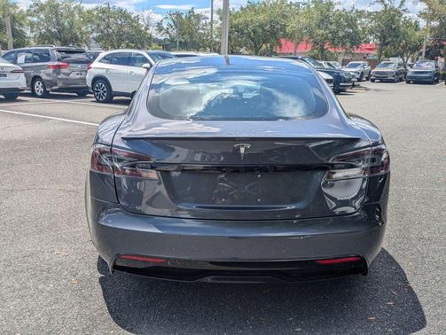 Midnight Silver Metallic 2021 Tesla Model S Plaid