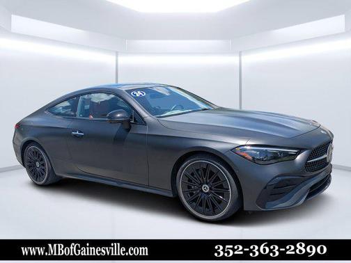 Gray 2024 Mercedes-Benz CLE 300 4MATIC Coupe