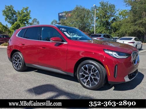Vegas Red Metallic 2025 BMW X3 30 xDrive