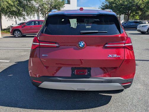 Vegas Red Metallic 2025 BMW X3 30 xDrive