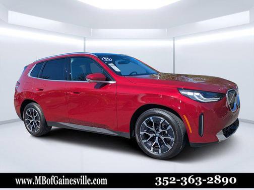 Vegas Red Metallic 2025 BMW X3 30 xDrive