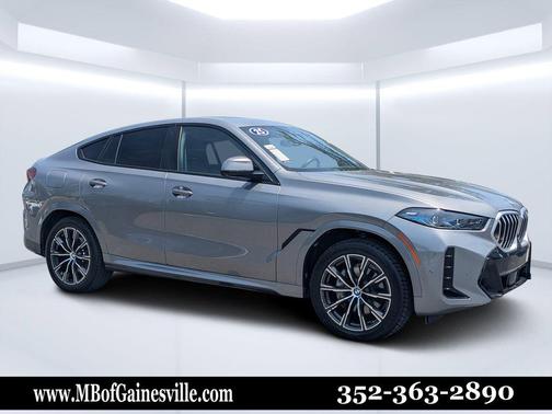 Brooklyn Grey Metallic 2025 BMW X6 xDrive40i