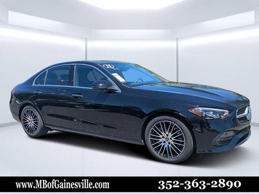 Black 2025 Mercedes-Benz C-Class C 300