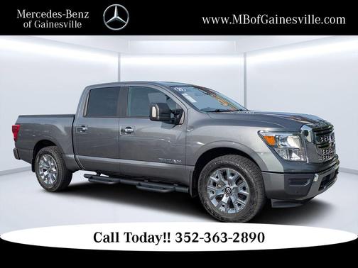 Gun Metallic 2023 Nissan Titan SV