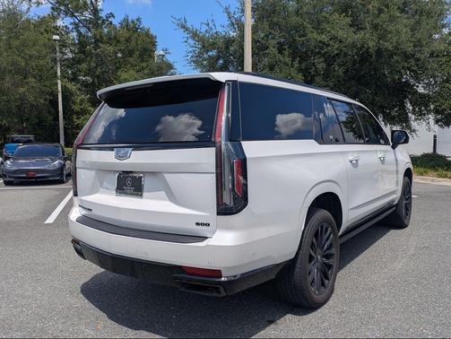 Crystal White Tricoat 2024 Cadillac Escalade ESV Sport Platinum