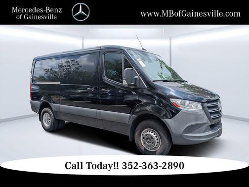 Jet Black 2024 Mercedes-Benz Sprinter 3500XD Standard Roof
